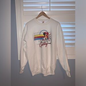 Vintage cycling sweatshirt